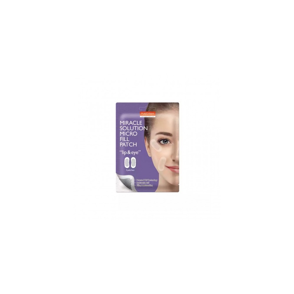 Purederm Miracle Solution Micro Fill - 2 Patches contorno occhi ringiovanente antifatica 