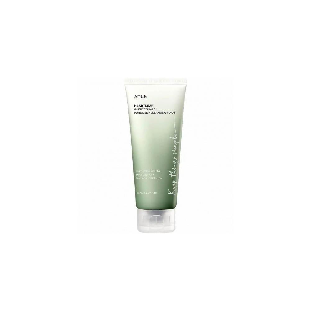 Anua Heartleaf Quercetinol - Schiuma Detergente Purificante Seboregolatrice 150 ml 