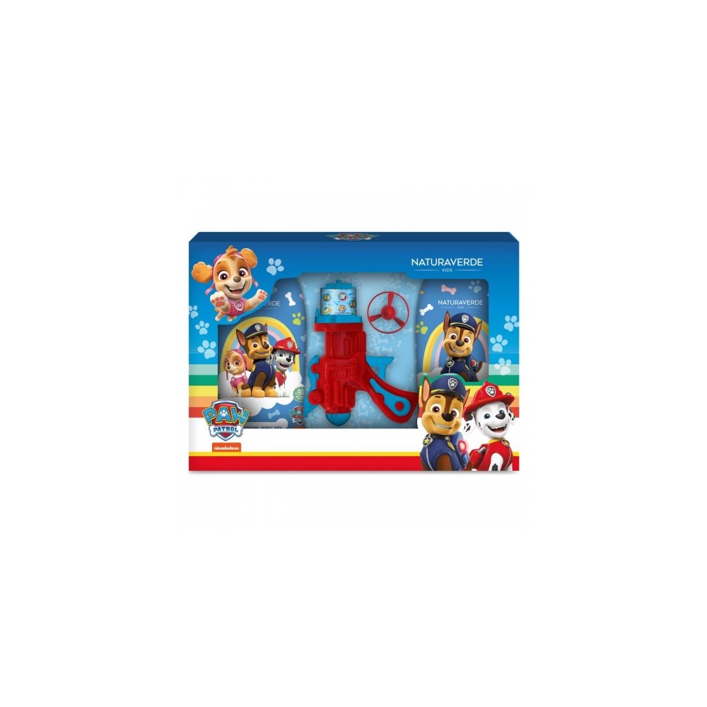 Naturaverde Paw Patrol - Bagnoschiuma + Doccia Shampoo + Pistola Lancia Eliche 