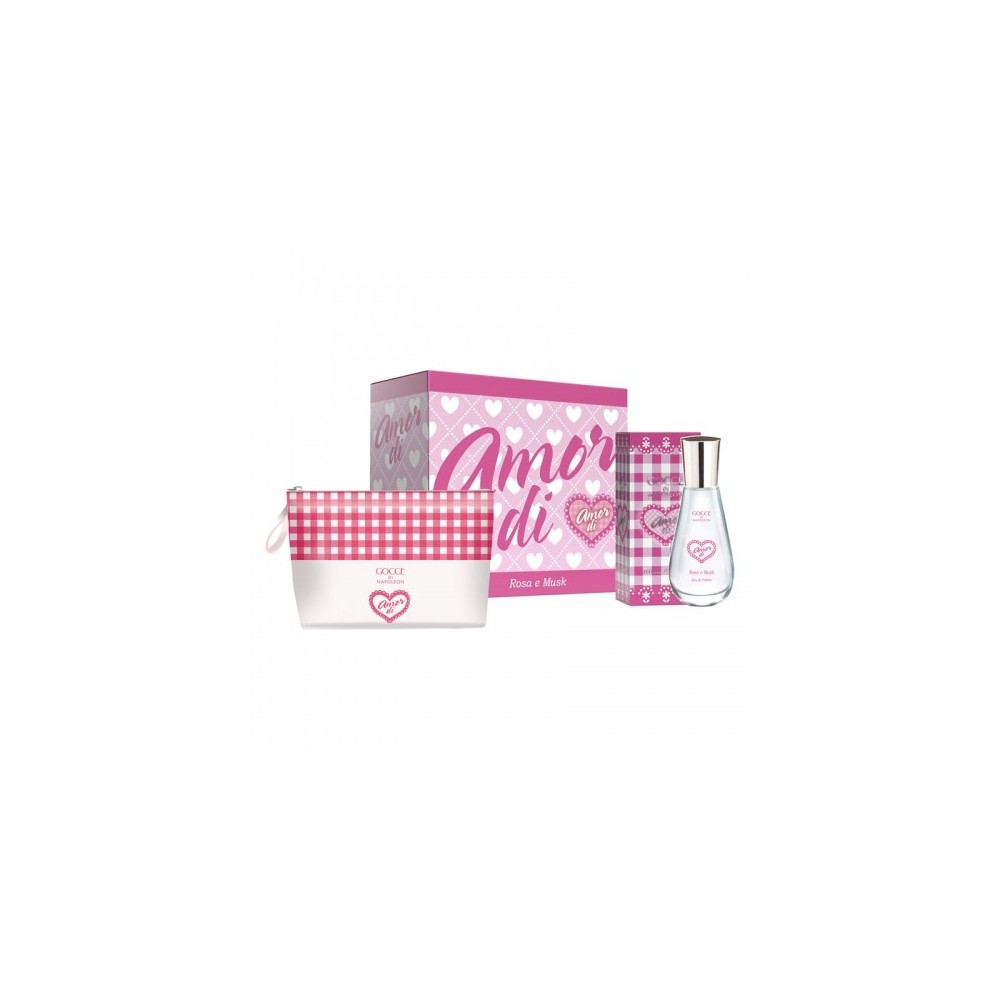 Gocce Di Napoleon Amor Di Rosa & Musk - Eau De Toilette Donna 30 Ml Vapo + Pochette 