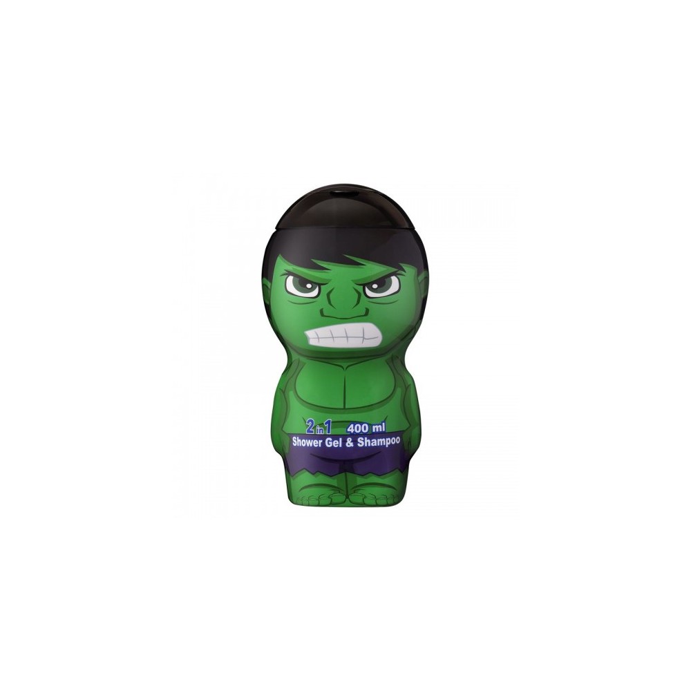 Marvel Hulk - Gel Doccia E Shampoo Per Bambini 400 Ml 