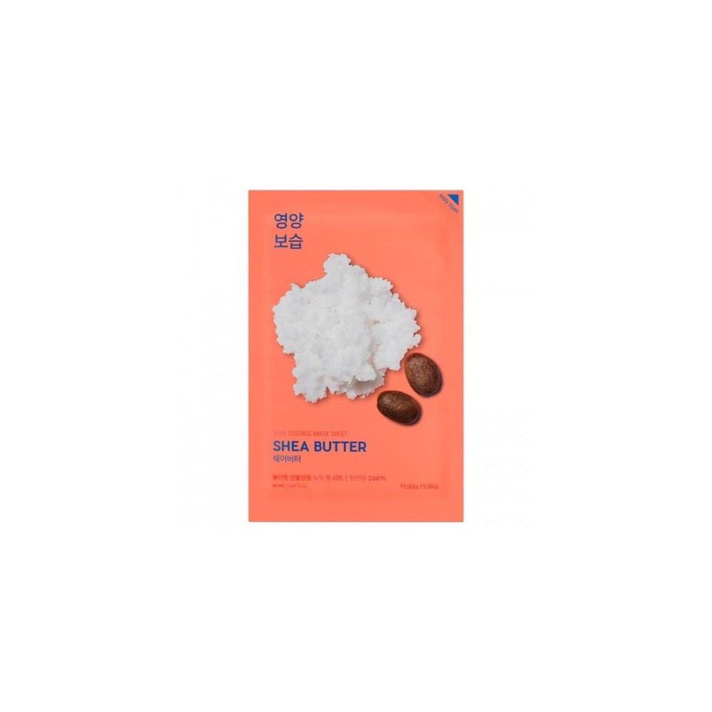 Holika Holika Shea Butter Pure Essence Mask Sheet - Maschera Nutriente Al Burro Di Karite 23 Ml 