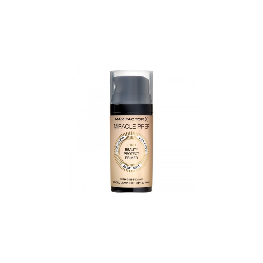 Max Factor Miracle Prep 3 In 1 Beauty Protect Primer Spf30 - Base Trucco 30 Ml 
