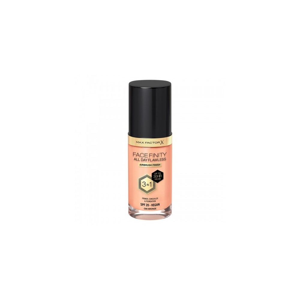 Max Factor Facefinity All Day Flawless - Fondotinta Liquido N. C80 Bronze 