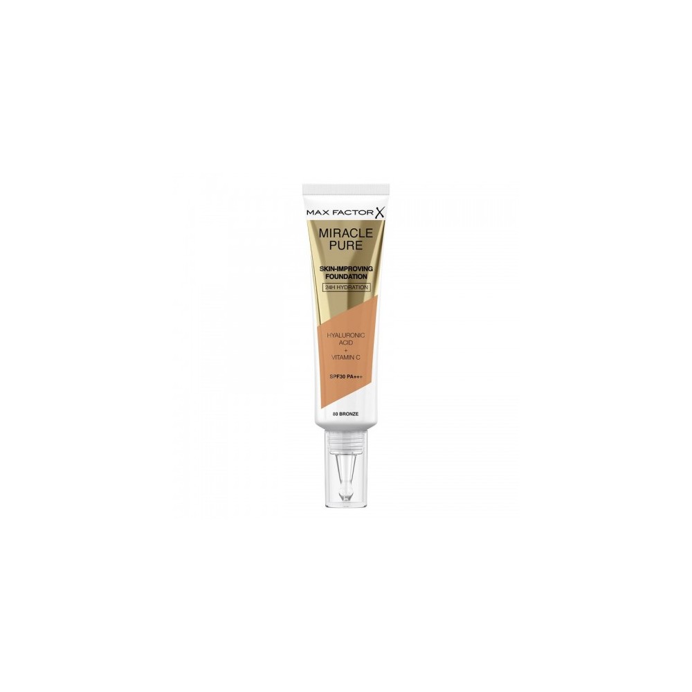 Max Factor Miracle Pure - Fondotinta N. 80 Bronze 