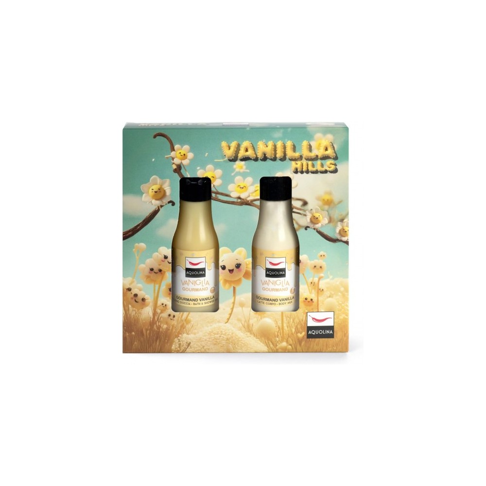 Aquolina Vanilla Hills Vaniglia Gurmond - Bagno Doccia 125 Ml + Latte Corpo 125 Ml 