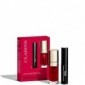 Clarins Lip & Eye Make-Up Duo - Lip Comfort Oil N. 03 Cherry + Mini Mascara Wonder Volume Xxl Black