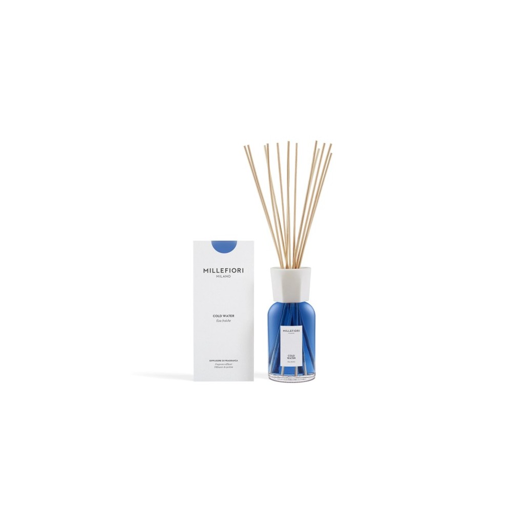 Millefiori Milano Cold Water - Diffusore Di Fragranza Con Bastoncini 500 Ml 