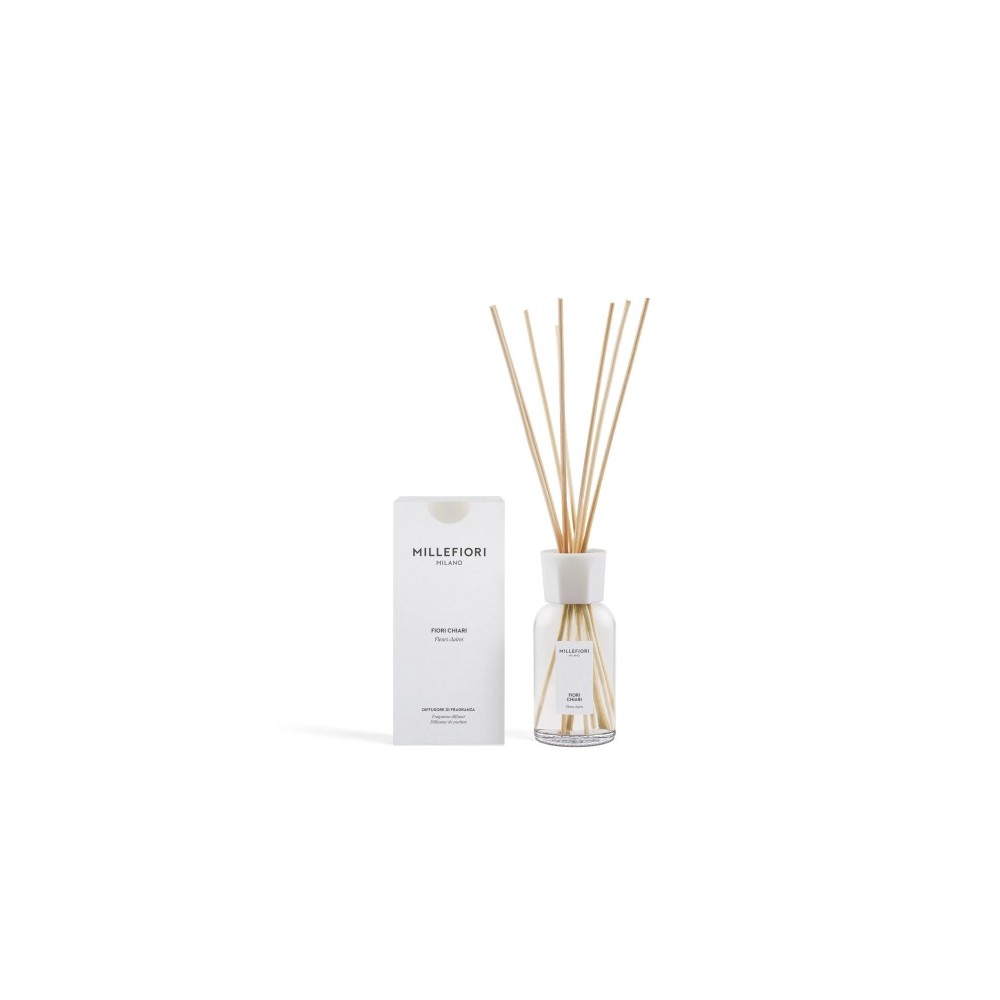 Millefiori Milano Fiori Chiari - Diffusore Di Fragranza Con Bastoncini 250 Ml 