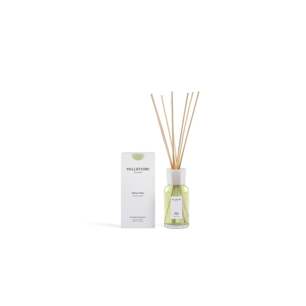Millefiori Milano Fresia E Pera - Diffusore Di Fragranza Con Bastoncini 250 Ml 