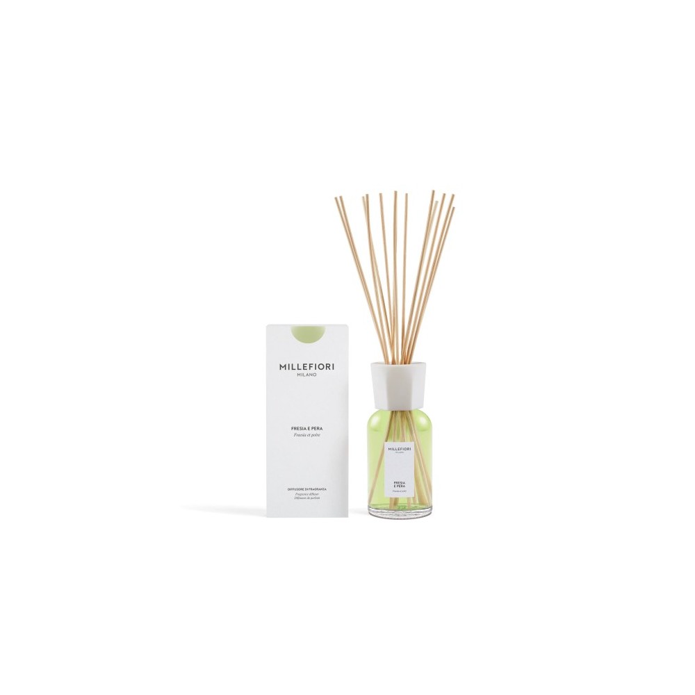 Millefiori Milano Fresia E Pera - Diffusore Di Fragranza Con Bastoncini 500 Ml 