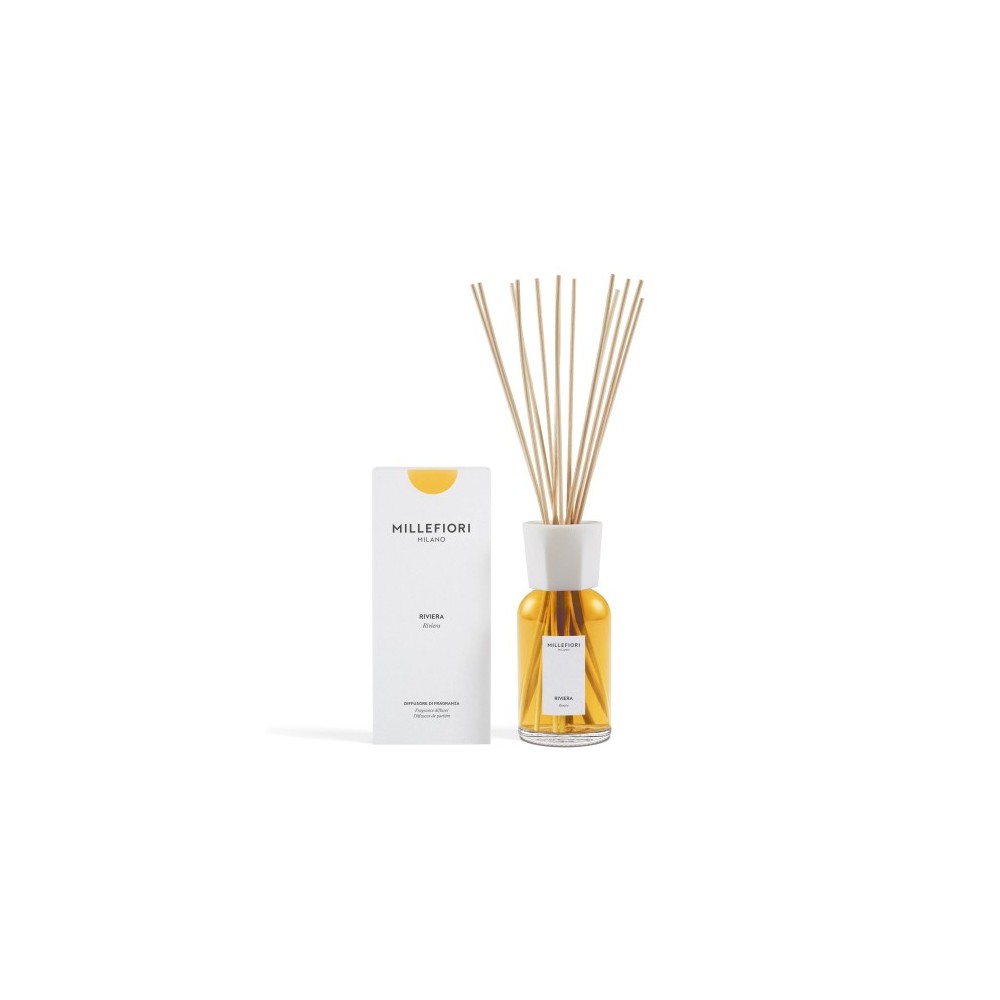 Millefiori Milano Riviera - Diffusore Di Fragranza Con Bastoncini 500 Ml 
