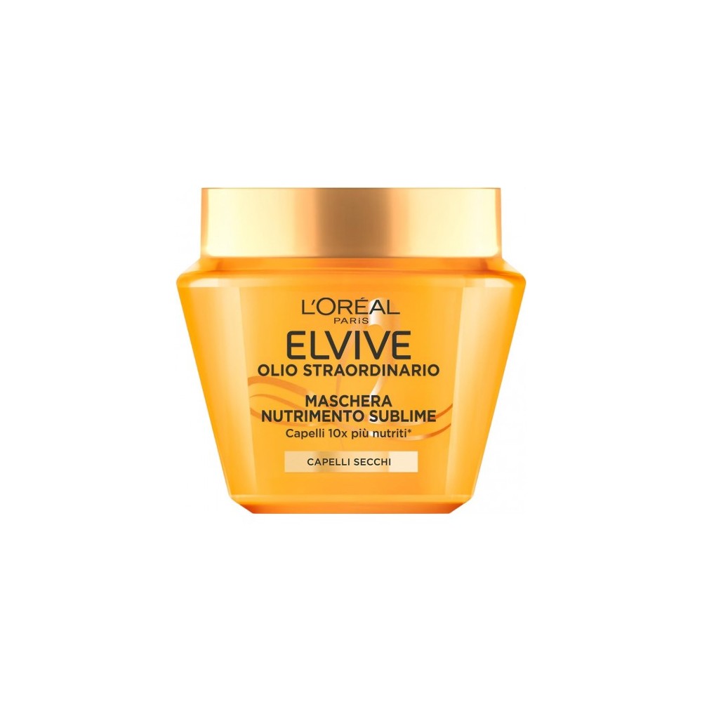 L'Oreal Paris Elvive Olio Straordinario - Maschera Nutrimento Sublime 300 Ml 