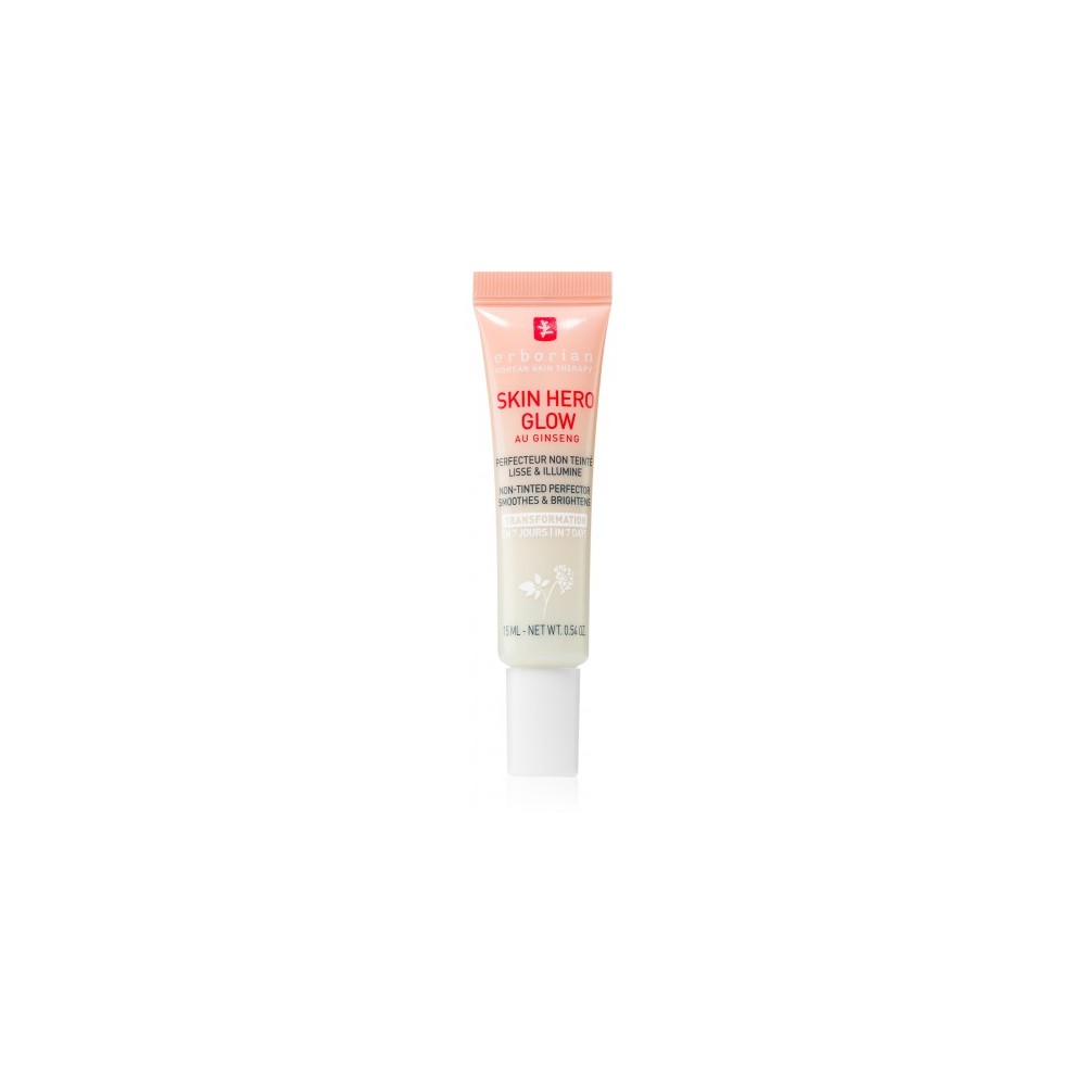 Erborian Skin Hero Glow Au Ginseng - Perfezionatore Della Pelle Non Colorato 15 Ml 
