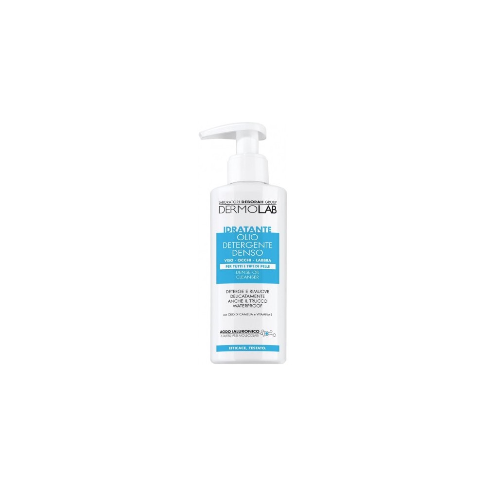 Dermolab Idratante - Olio Detergente Denso Viso Occhi E Labbra 120 Ml 