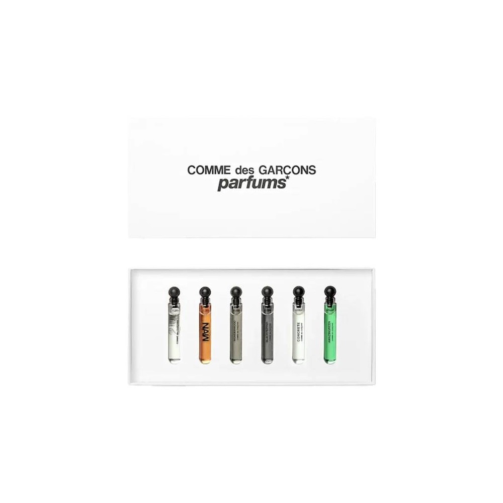 Comme Des Garcons 2 Eau Edp 2 Ml + Man Edt 2 Ml + Wonderwood Edp 2 Ml + Blackpepper Edp 2 Ml + Concrete Edp 2 Ml + Amazingreen E 