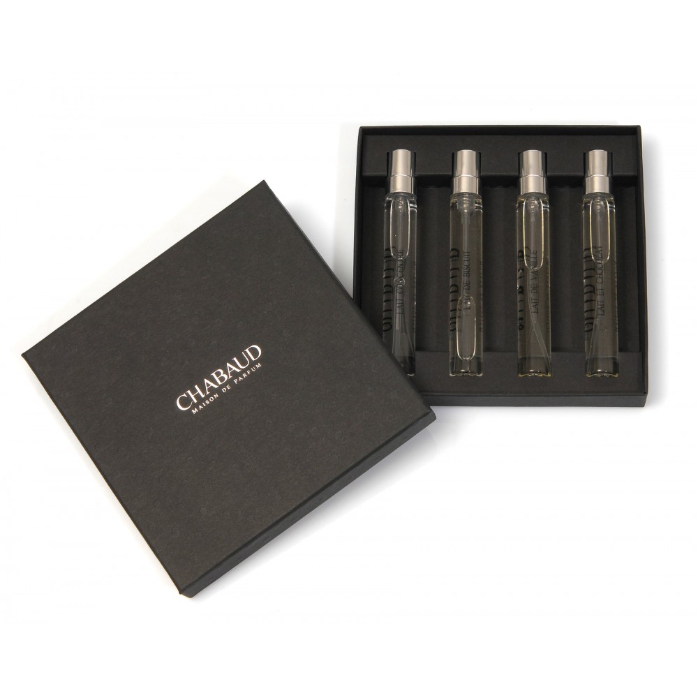 Chabaud Discovery Kit Gourmand - Lait Et Chocolat + Lait Concentré + Lait De Biscuit + Lait De Vanille 