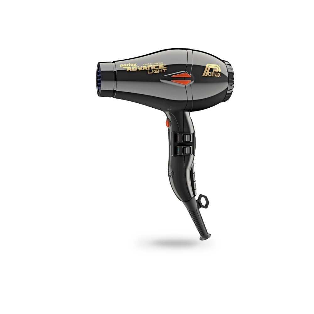 Parlux Advance Light Ionic & Ceramic - Asciugacapelli Professionale 2200W Nero 