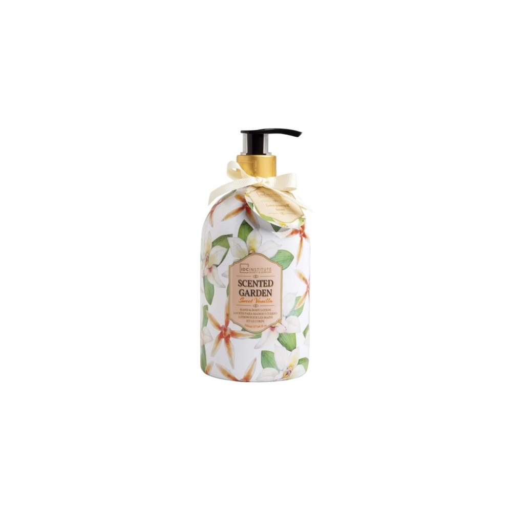 Idc Institute Scented Garden Sweet Vanilla - Crema Idratante per Mani e Corpo 500 ml 