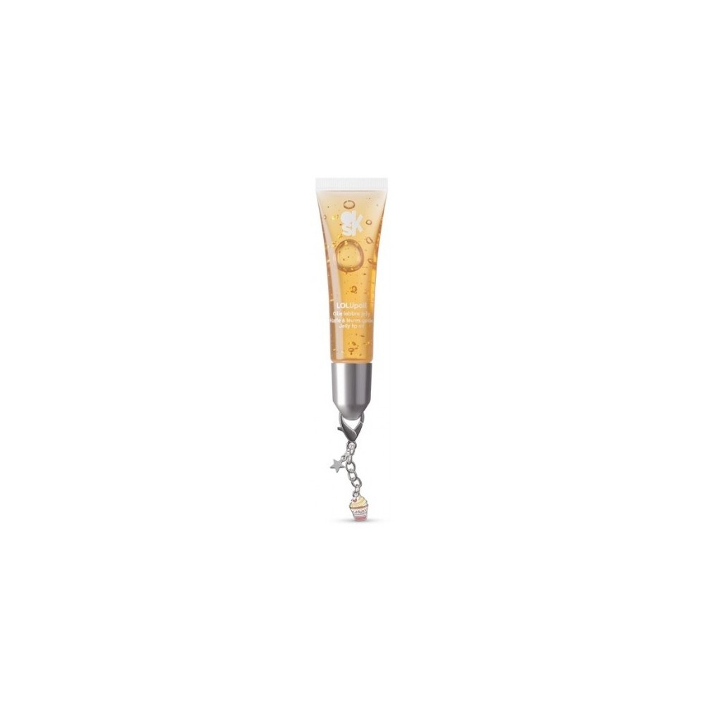 Veralab Overskin Lollipoil - Olio Labbra Jelly con Charm N. 1 Vanilla Cupcake 