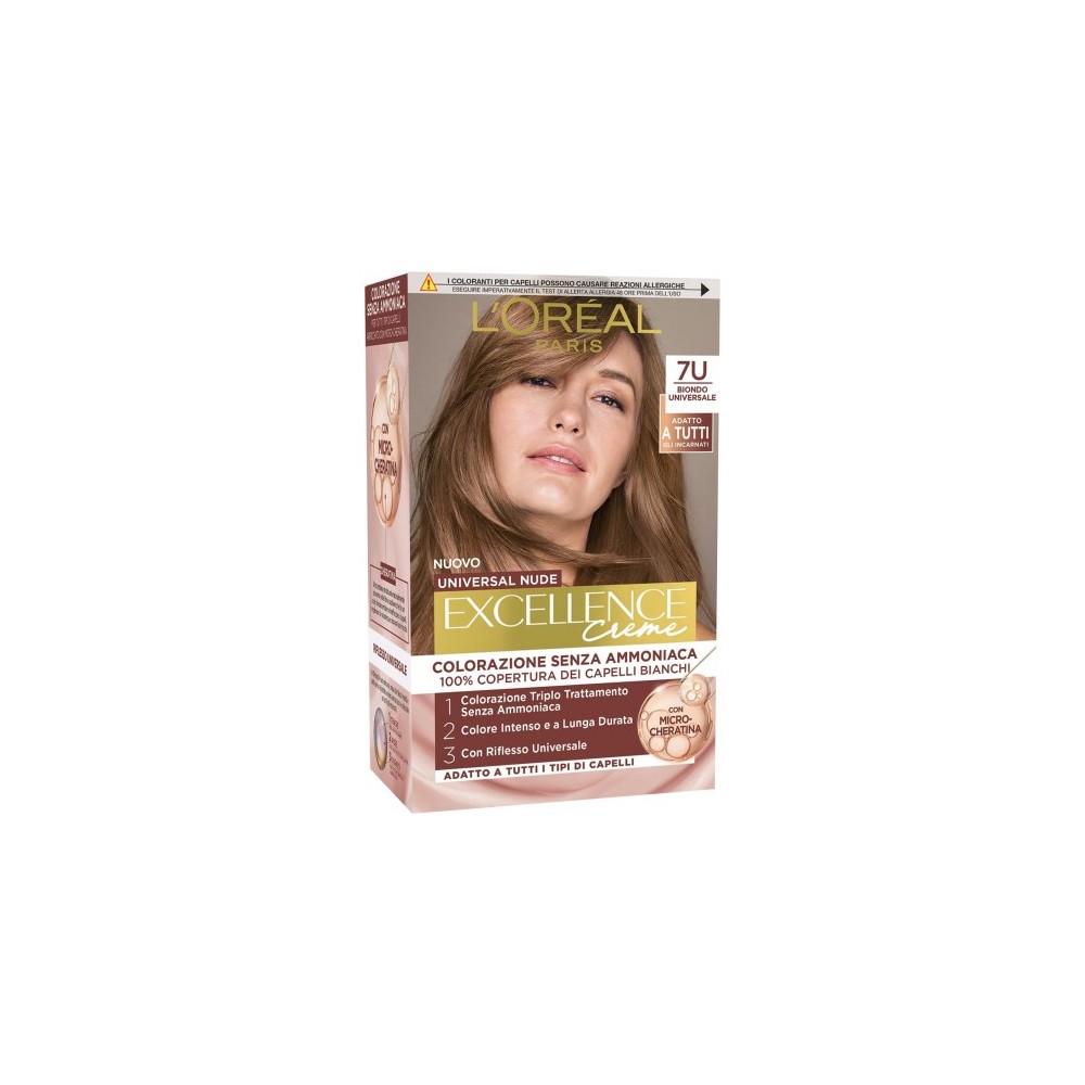 L'Oreal Paris Excellence Crema Colorante - 7U Biondo Universale 