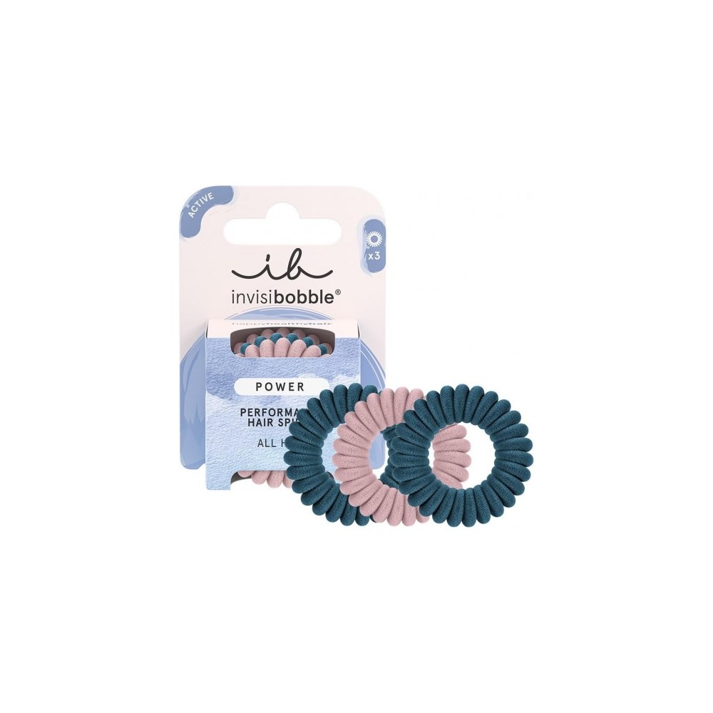 Invisibobble Power Performance Hair Spiral - Rose And Ice - 3 Elastici Per Capelli 
