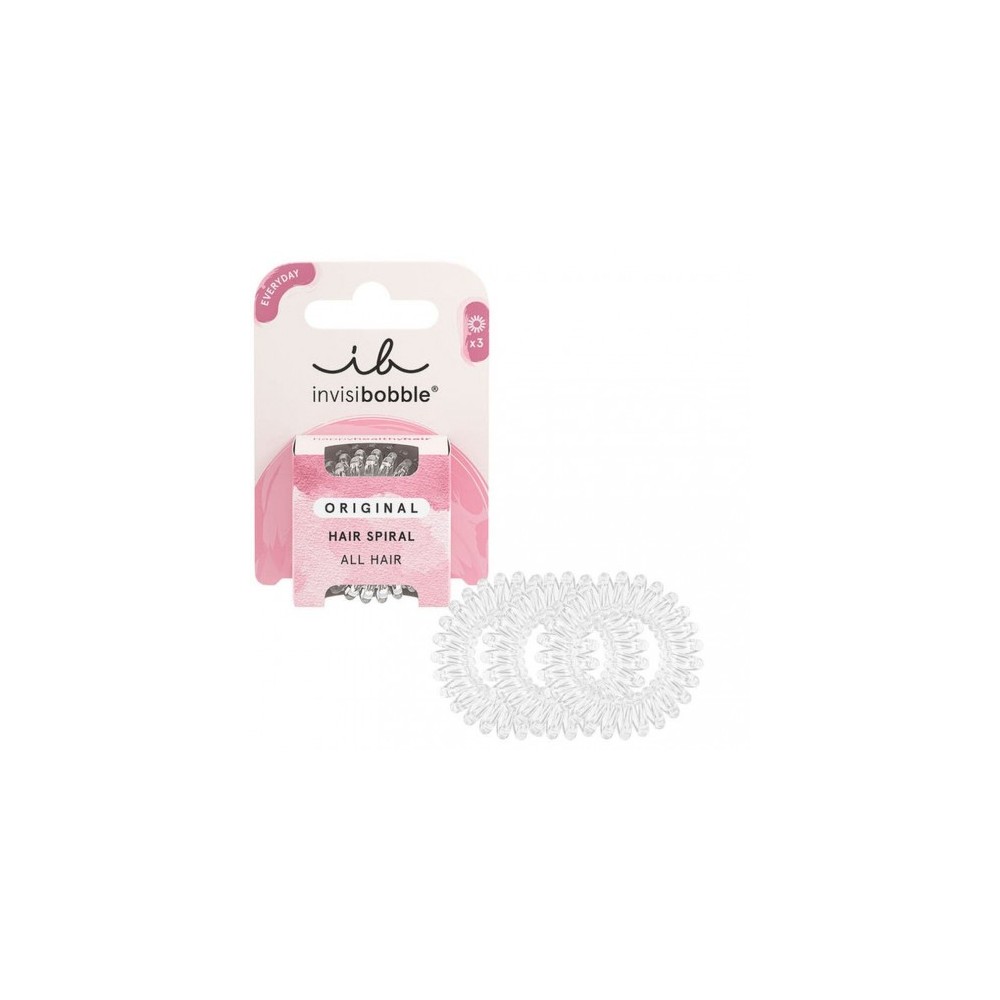 Invisibobble Crystal Clear - 3 Elastici Per Capelli 