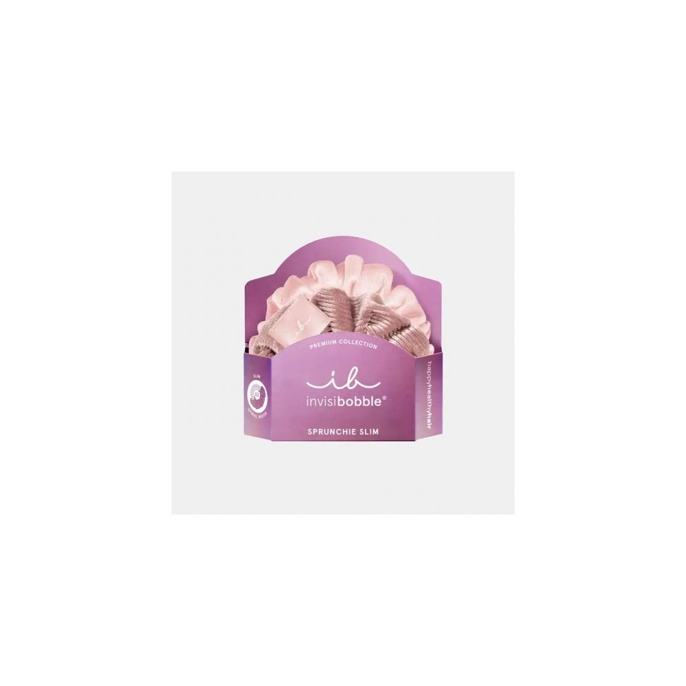 Invisibobble Sprunchie Slim Premium La Vie En Rose - Elastico Per Capelli 