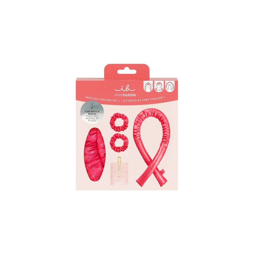 Invisibobble Heatless Curling Set L - Set Per Ricci Voluminosi E Onde Da Spiaggia 