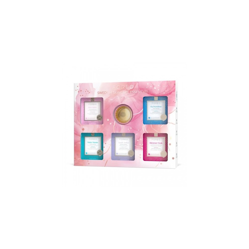 Foreo Ufo 3 Set - Dispositivo Maschera Viso + 30 Maschere Viso Advanced Collection 2.0 