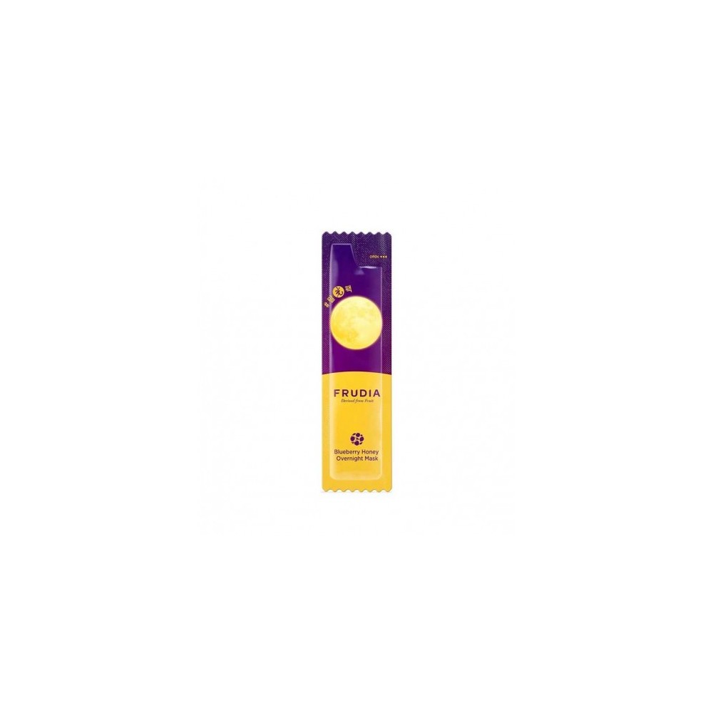Frudia Bluberry Honey Overnight Mask - Maschera Notte Idratante Al Mirtillo E Miele Monodose 5 Ml 