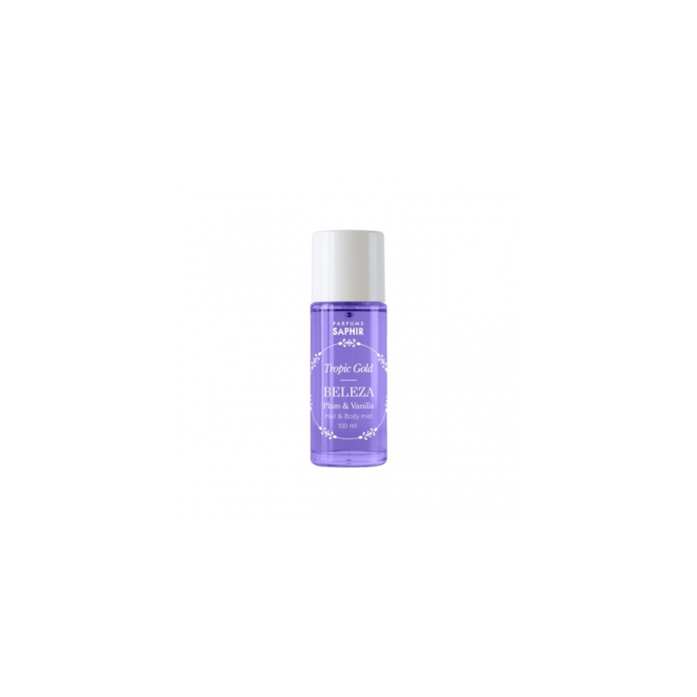 Saphir Tropic Gold Beleza Plum & Vanilla - Acqua Profumata Corpo E Capelli 100 Ml 