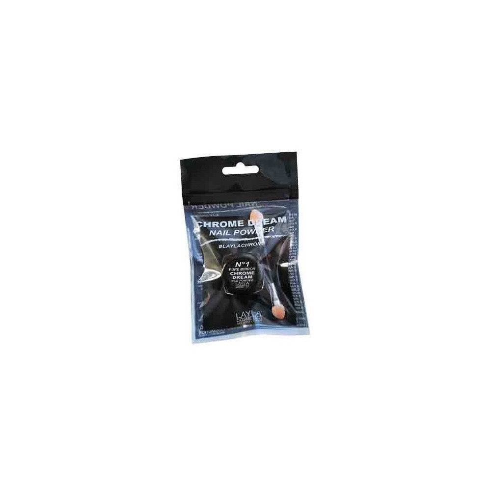 Layla Nail Powder Chrome Dream - 01 Pure Mirror 