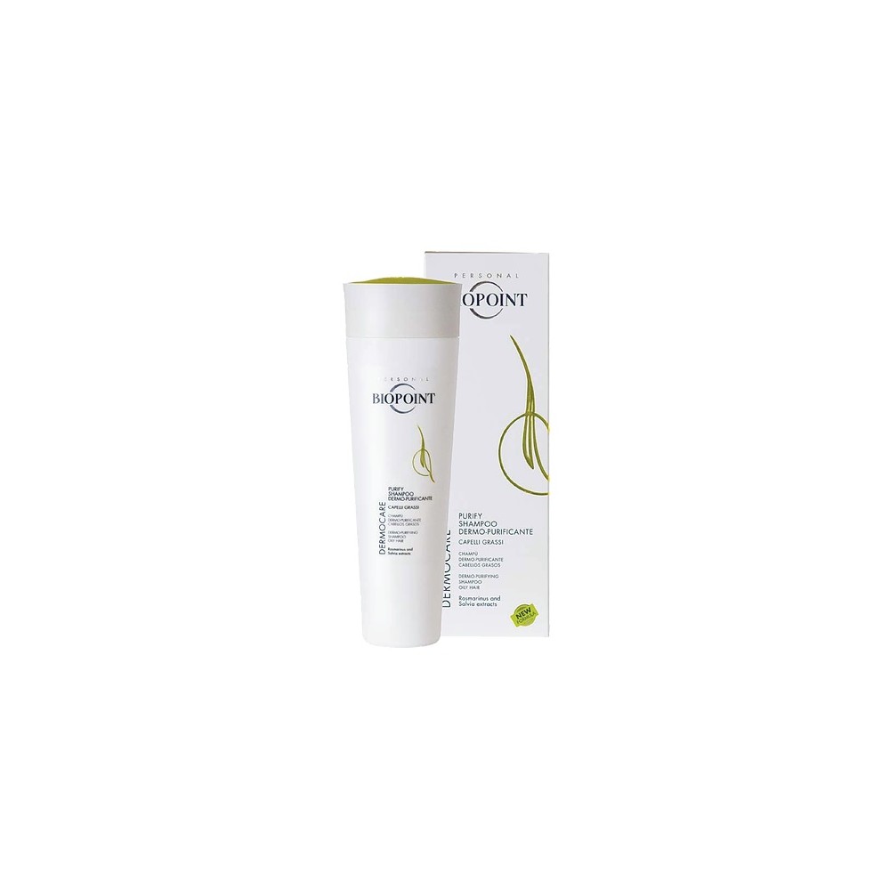 Biopoint Dermocare Purify Shampoo Dermo-Purificante Capelli Grassi 200ml 