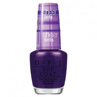 OPI Collezione Sheer Tints Top Coat - S03 Don't Violet Me Down