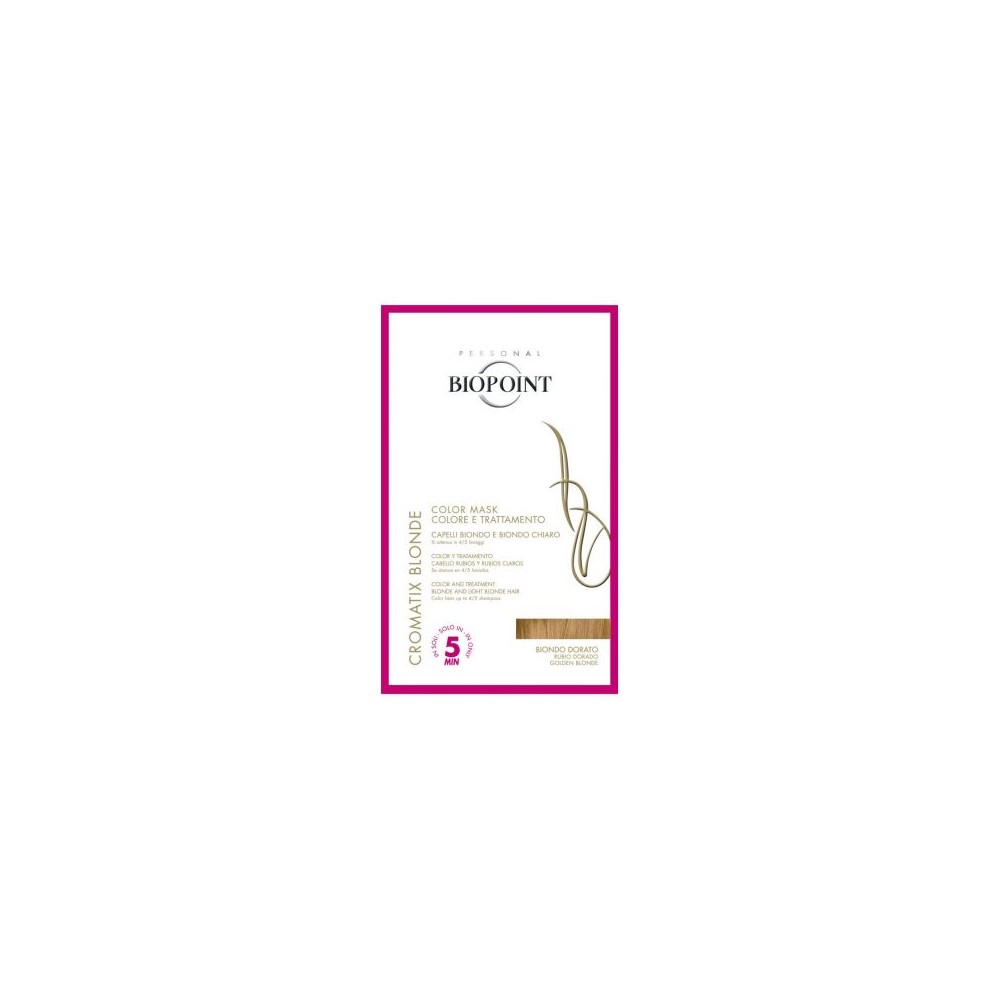 Biopoint Cromatix Color Mask Colore e Trattamento Biondo Dorato 30ml 