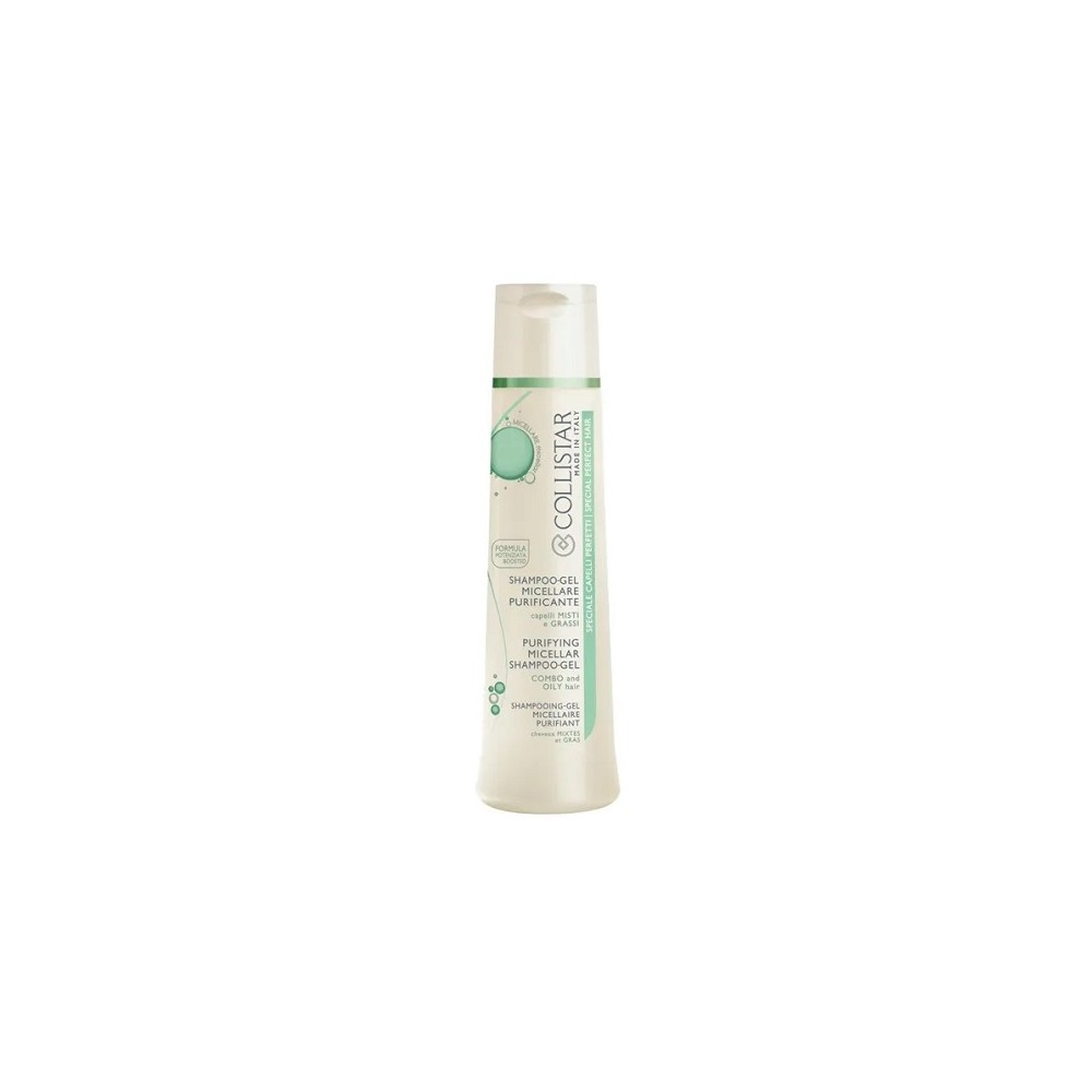 Collistar Capelli Misti e Grassi Shampoo-Gel Micellare Purificante 250ML 