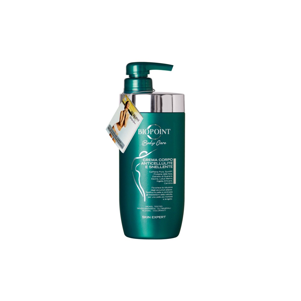 Biopoint Body Care Crema Corpo Anticellulite e Snellente 500ML 