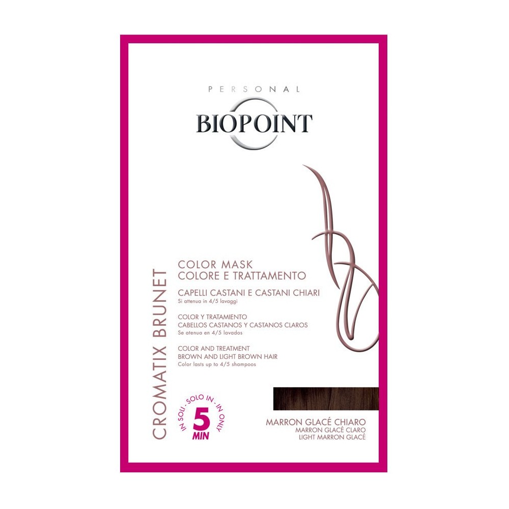 Biopoint Cromatix Color Mask Colore e Trattamento - Marron Glace Chiaro 30ML 