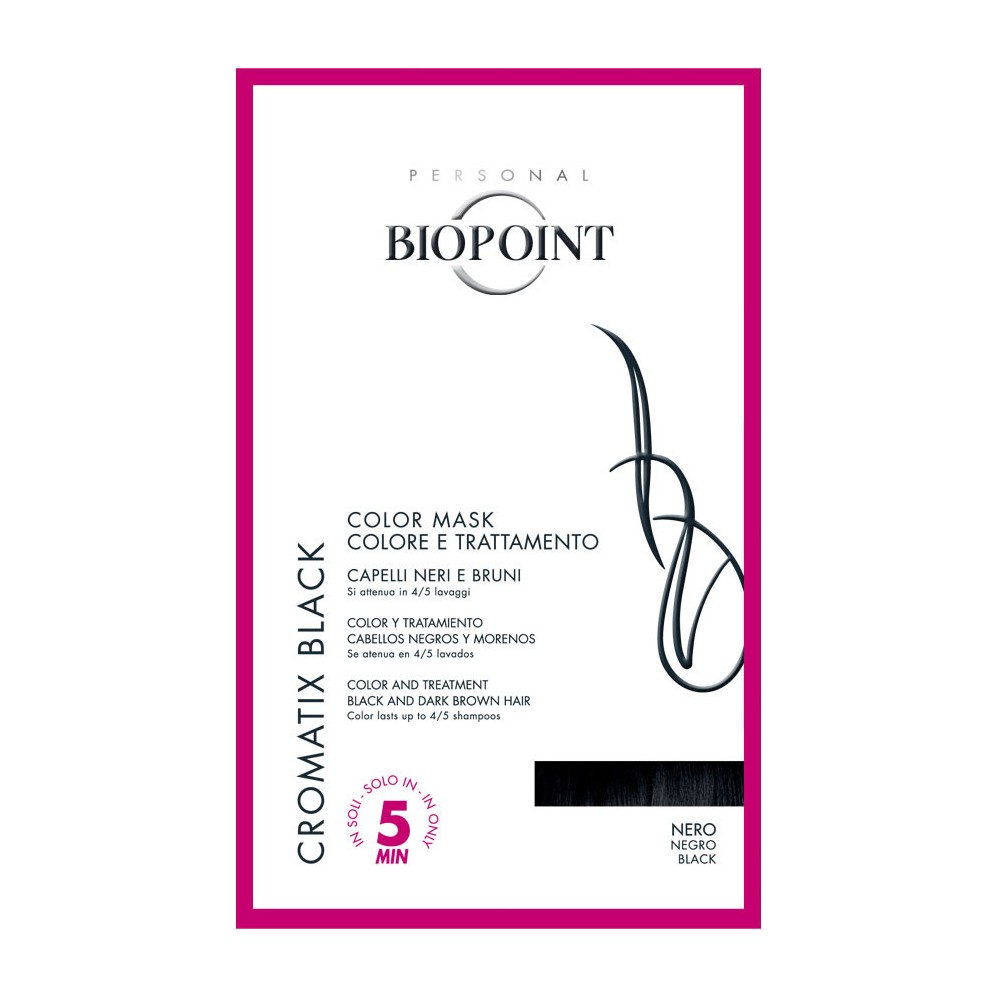 Biopoint Cromatix Color Mask Colore e Trattamento - Nero 30ML 