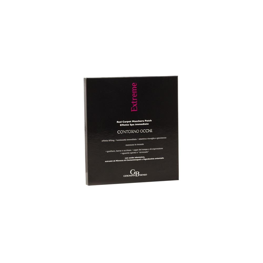 Geromina Benso Extreme Red Carpet Maschera Patch Contorno Occhi 