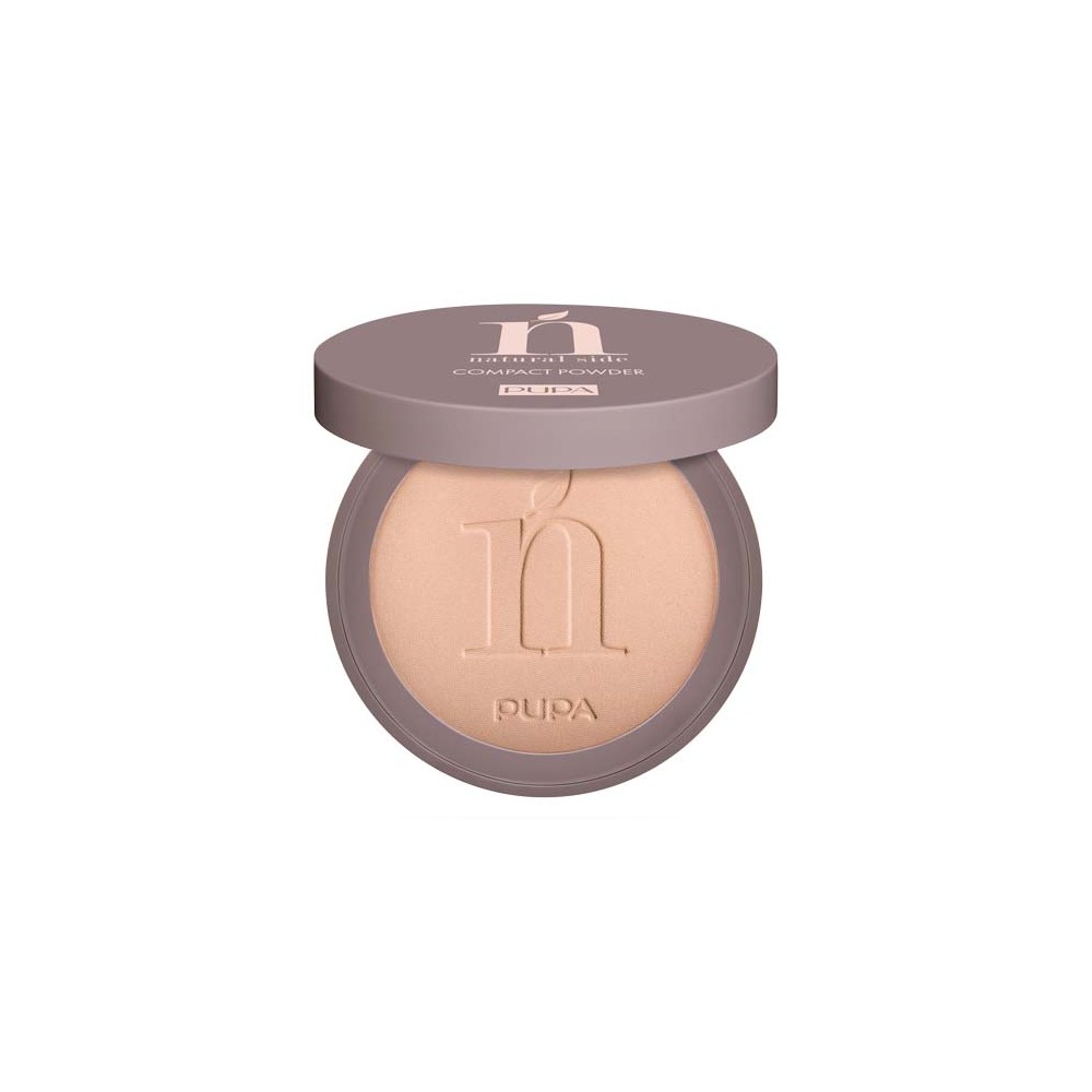 Pupa Natural Side Compact Powder - 001 Light Beige 