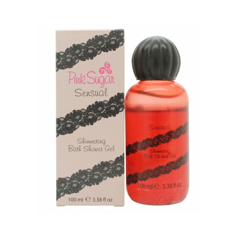 Aquolina Pink Sugar Sensual Shimmering Bath Shower Gel 100ML 