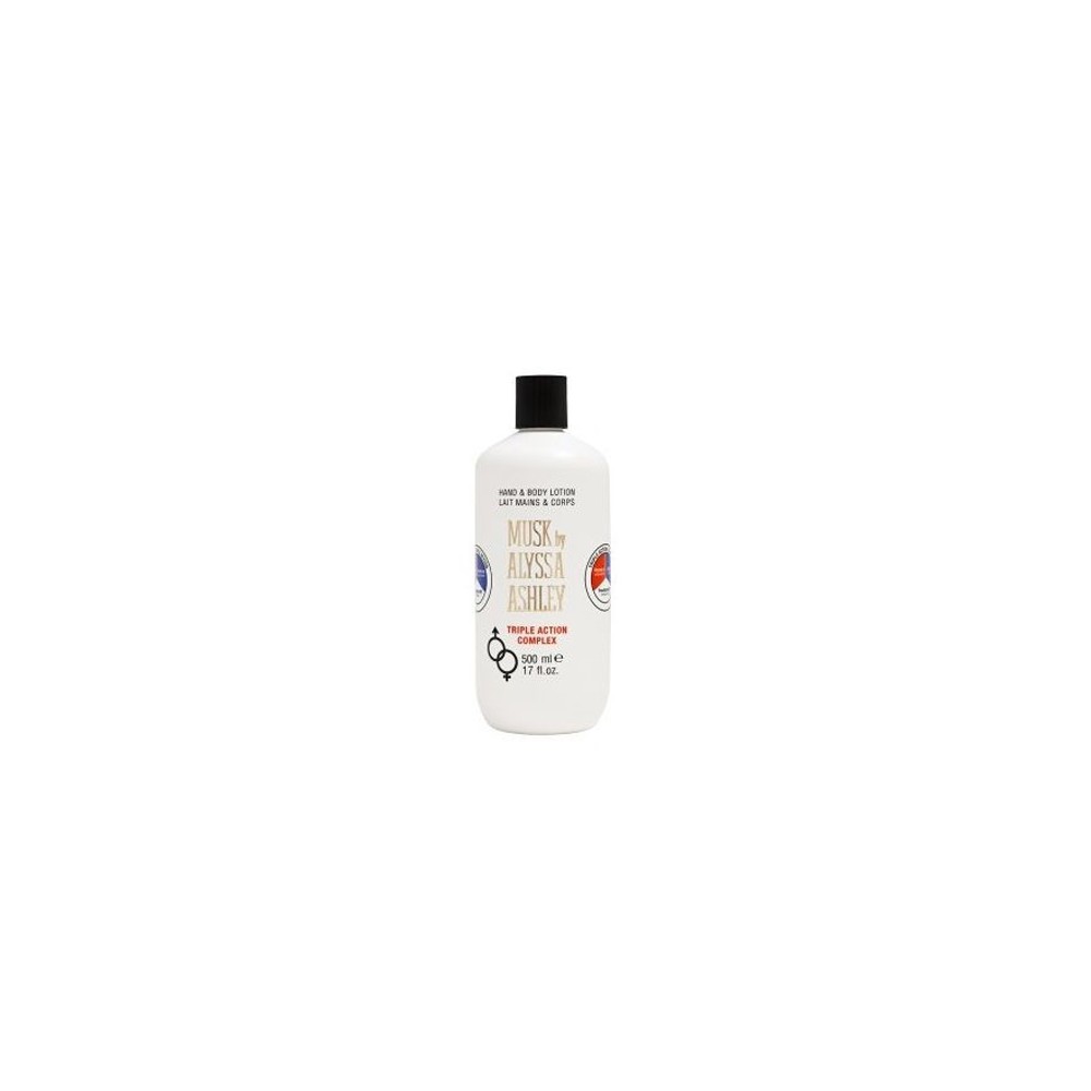 Alyssa Ashley Musk Hand & Body Lotion Triple Action 500ML 