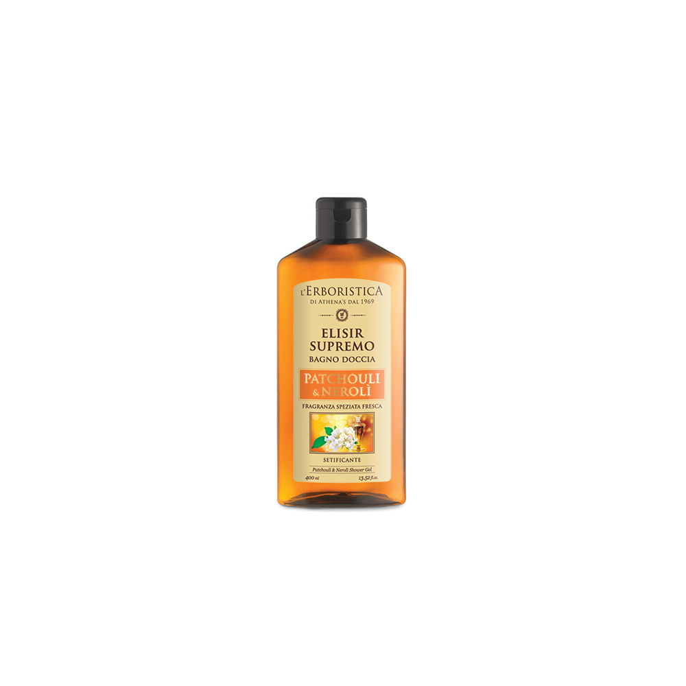 Athena's L'Erboristica Elisir Supremo Doccia Schiuma Patchouli e Neroli 400ML 