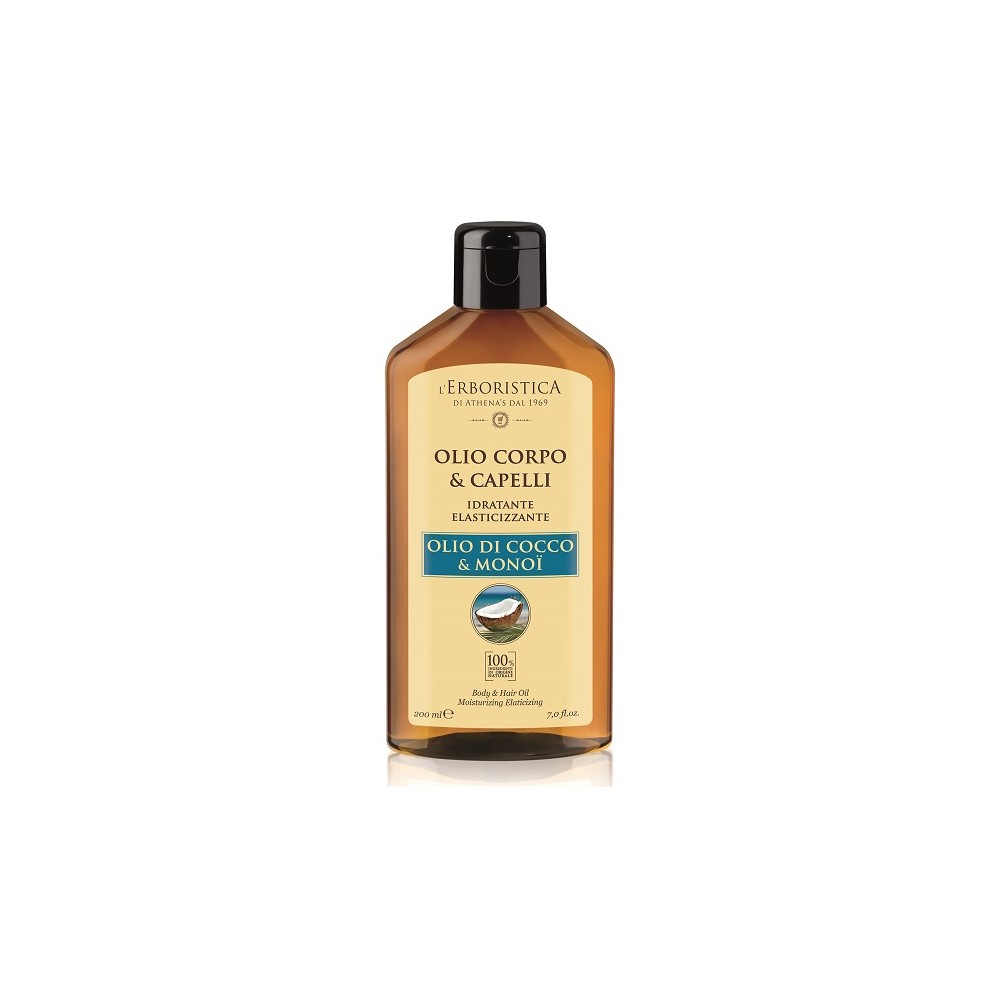 Athena's L'Erboristica Olio Corpo e Capelli Olio di Cocco e Monoi 200ML 