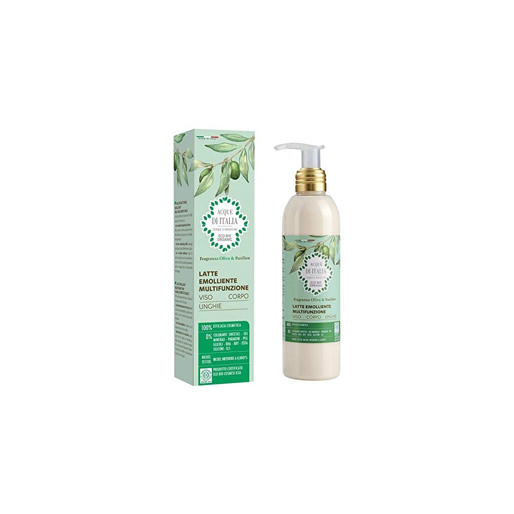 Acque di Italia Eco Bio Organic Latte Emoliente Multifunzione 200ML 