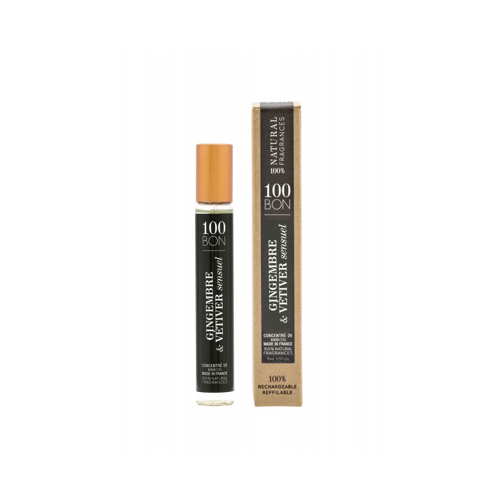 100Bon Gingembre & Vetiver Sensuel Eau Concentrée 15ML 