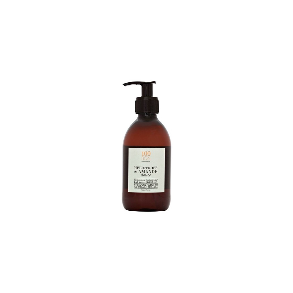 100Bon Heliotrope & Amande Douce Savon Liquide 300ML 