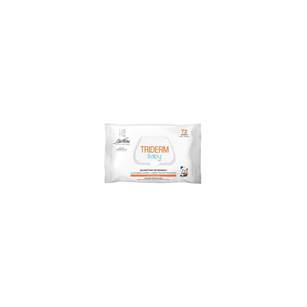 Bionike Triderm Baby Salviettine Detergenti 72PZ 